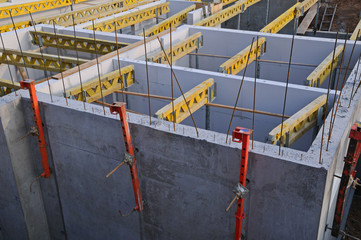 Naklejka premium cellar construction site