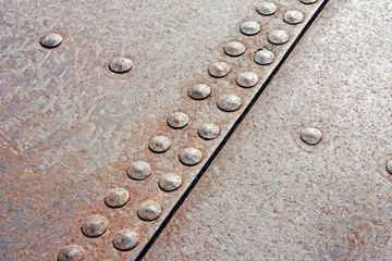 background of the rivets