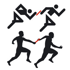 Staffellauf  Wechsel