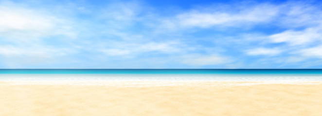 Fototapeta premium Sandstrand als Hintergrund