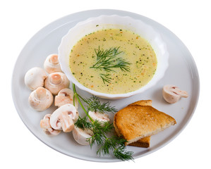 mushroom soup.