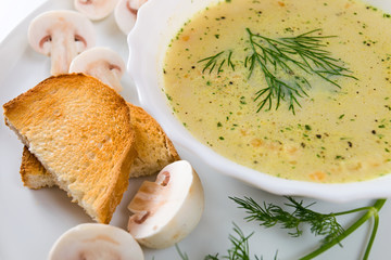 mushroom soup.