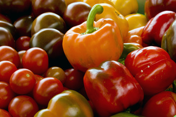 fresh garden vegetables