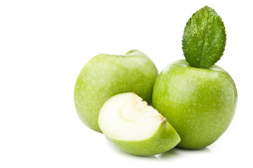 fresh apple and juice