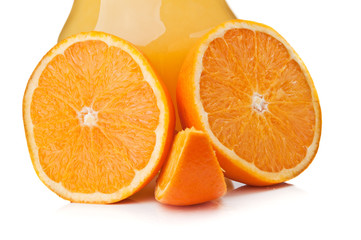 funny face of the orange slices