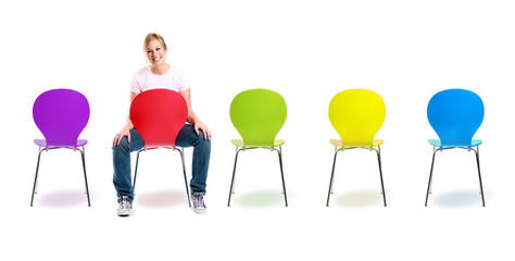 Bunte Möbel für moderne Menschen