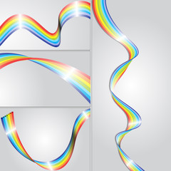 Creative Design of Rainbow Stripes Set - 36224990