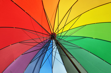 Rainbow umbrella
