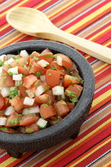fresh pico de gallo or salsa fresca