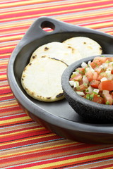 fresh pico de gallo or salsa fresca