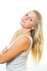 Obraz premium Attraktive junge Frau