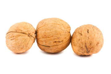 Three walnuts