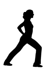 exercise silhouette