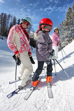 ski groupe enfants
