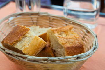 bread in basket