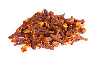spice clove isolated on white
