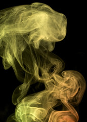 Fototapeta premium multicolored smoke detail