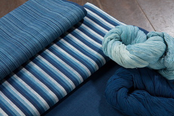 Fototapeta premium 三河木綿の反物