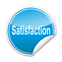 Pegatina Satisfaction con reborde
