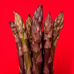 Purple passion asparagus.