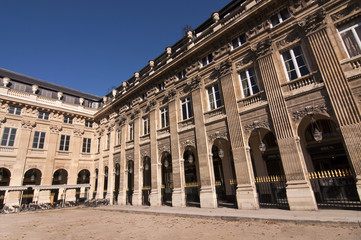 Fototapeta na wymiar Le Palais Royal à Paris - France
