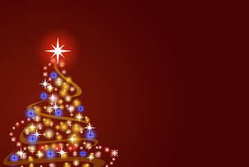 Illustration of christmas tree