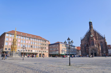 Frauenkirche (Church of Our Lady) in Nuremberg, Germany