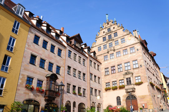 Stadtmuseum (City Museum) and Fembohaus in Nuremberg, Germany
