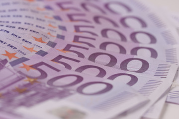 Banknotes of 500 euro