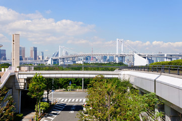 Tokyo Skyscrapers view from Odaiba