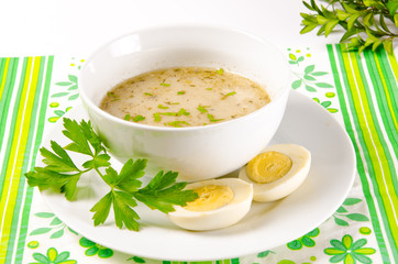 Zurek  ist eine herzhafte Polnische Suppe