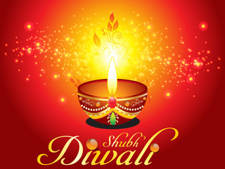 abstract diwali background with sparkle