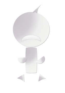 bonhomme triste