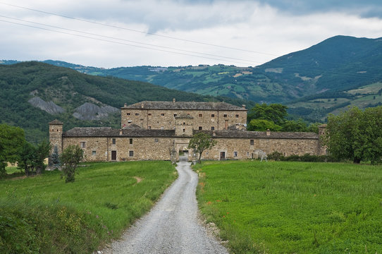 Golaso castle. Varsi. Emilia-Romagna. Italy.
