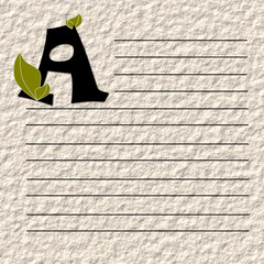letra A