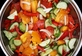 Mixed vegetable salad