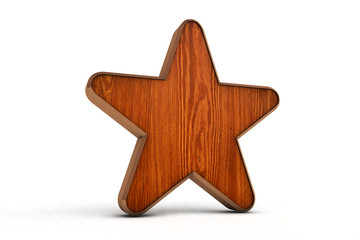 Wooden star
