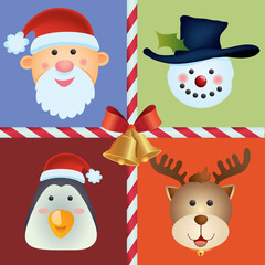 Christmas icon Background