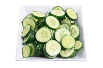 Plate of Lebanese Cucumber