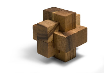 wooden 3D puzzle