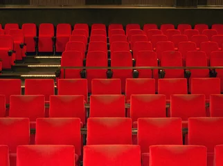 Photo sur Plexiglas Théâtre red cinema seats