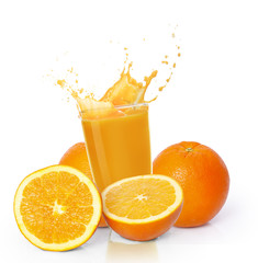 Obraz na płótnie Canvas sok pomarańczowy