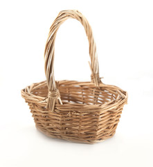 Obraz premium Brown wicker basket