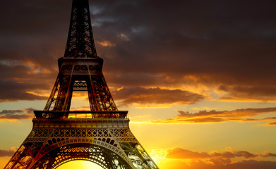 Eiffel tower, Paris - obrazy, fototapety, plakaty