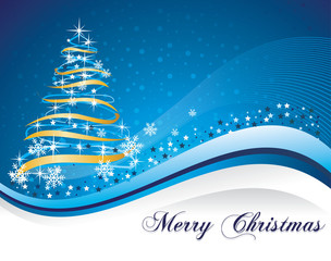 christmas tree vector illustration