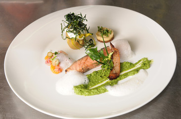 Lachs mit Kartoffel