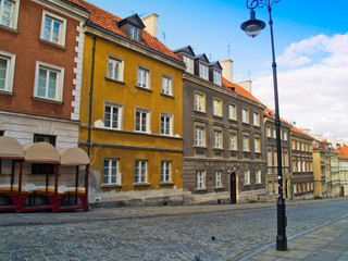 street of old town, Warsaw, Poland