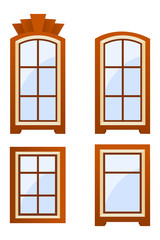 Brown windows