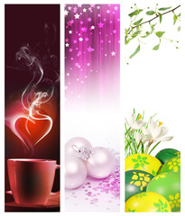 holidays vertical banners