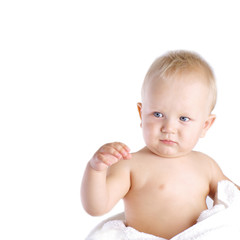 Portrait of cute little boy